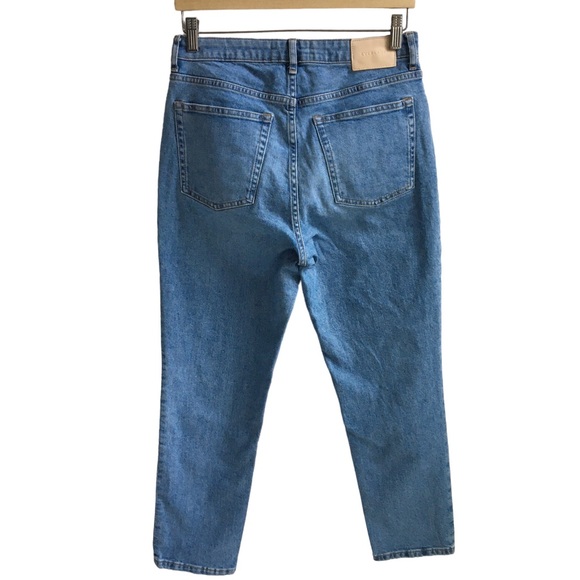 Everlane The Curvy Cheeky Jean High Rise Crop Blue Denim Jeans Size 29 - Picture 16 of 17